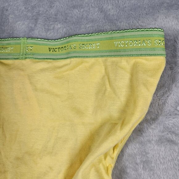 Vintage Victoria's Secret Cotton Signature Band Hi-Leg Brief Panties S Pucker Up - Picture 7 of 7